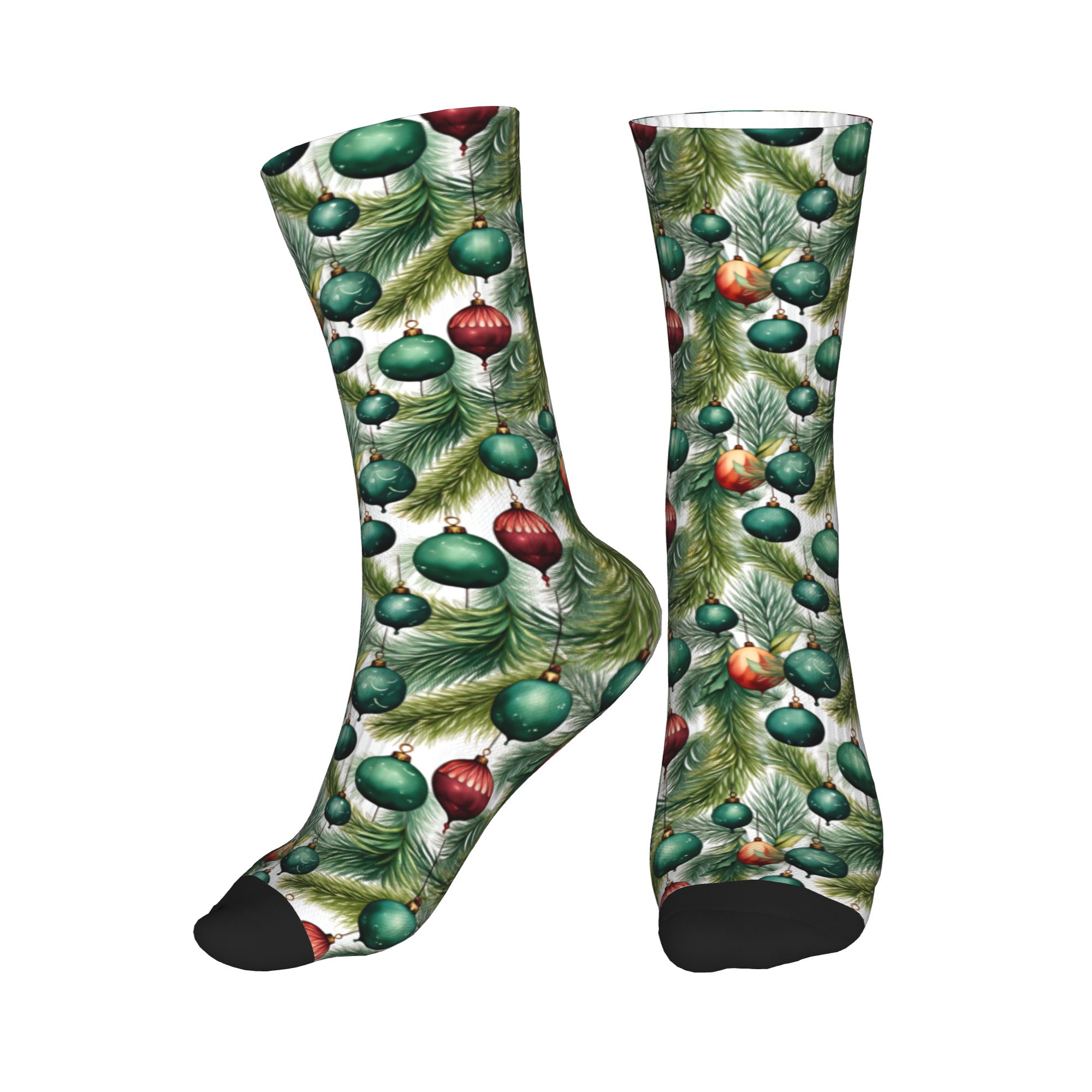 Dress Sock Men - Urocze męskie świąteczne skarpety z motywem