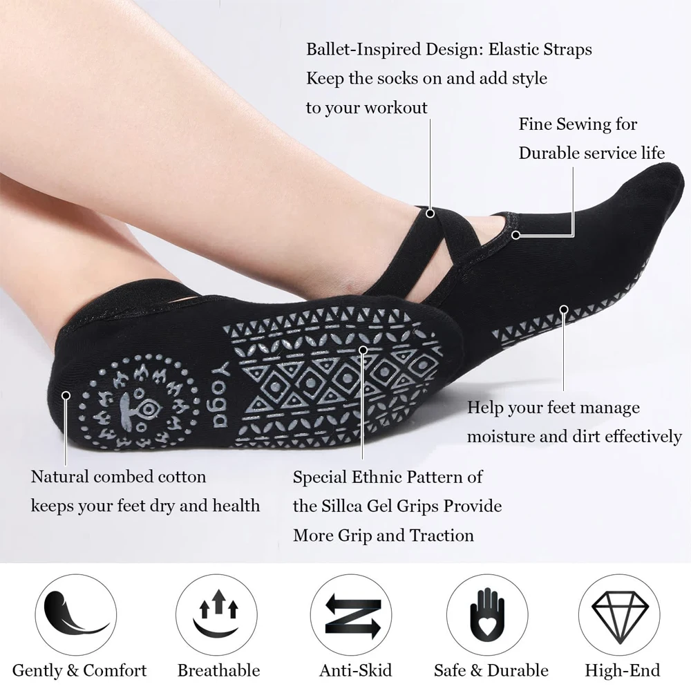 1 para skarpetek do jogi dla k – Grip Sock Yoga recenzja i cena
