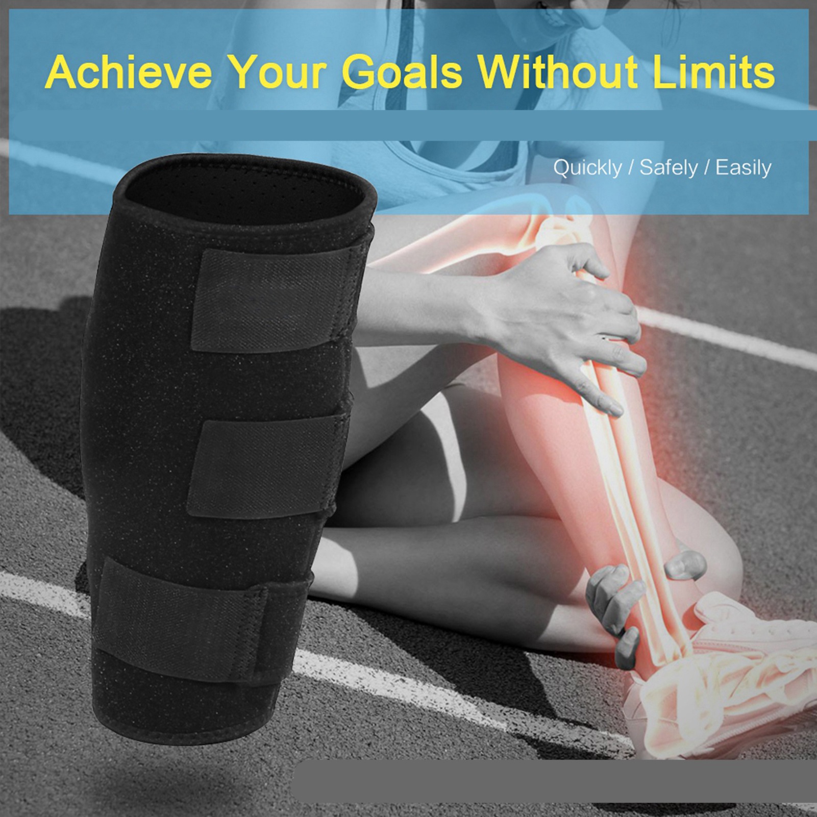 Regulowany stabilizator łydek, – Compression Sleeve Calf recenzja i cena